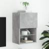 TV Cabinet with LED Lights Concrete Grey 40.5x30x60 cm Colour concrete grey Quantity in Package 1 Height 60 cm Width 40.5 cm 