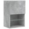 TV Cabinet with LED Lights - Concrete Grey 40.5x30x60 cm