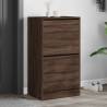 Shoe Cabinet with 2 Flip-Drawers Brown Oak 60x42x108 cm Colour brown oak Size 60 x 42 x 108 cm Quantity in Package 1 Number of 