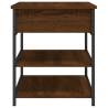 Shoe Bench Brown Oak - Stylish Storage Solution | Hipo Market