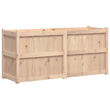 Garden Planter 150x50x70 cm | Solid Pine Wood