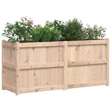 Garden Planter 150x50x70 cm | Solid Pine Wood