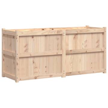 Garden Planter 150x50x70 cm | Solid Pine Wood