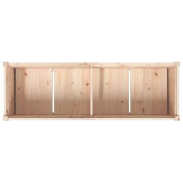 Garden Planter 150x50x70 cm | Solid Pine Wood