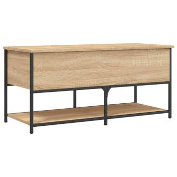 Storage Bench Sonoma Oak - Stylish & Functional | HipoMarket