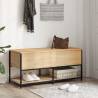 Storage Bench Sonoma Oak - Stylish & Functional | HipoMarket