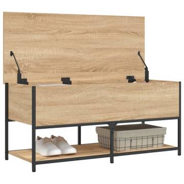 Storage Bench Sonoma Oak - Stylish & Functional | HipoMarket