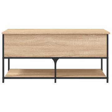 Storage Bench Sonoma Oak - Stylish & Functional | HipoMarket