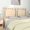 Bed Headboard 155.5x4x100 cm Solid Pine Wood Colour natural Size 155.5 x 100 cm Quantity in Package 1 