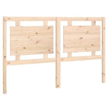 Solid Pine Wood Bed Headboard - 155.5x4x100 cm | HipoMarket