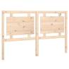 Solid Pine Wood Bed Headboard - 155.5x4x100 cm | HipoMarket