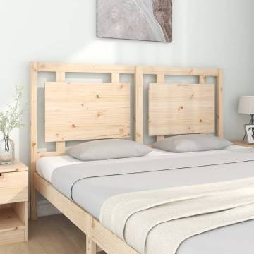 Solid Pine Wood Bed Headboard - 155.5x4x100 cm | HipoMarket