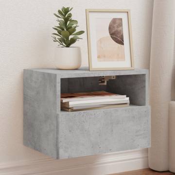 TV Wall Cabinet Concrete Grey - Stylish & Space-Saving Design