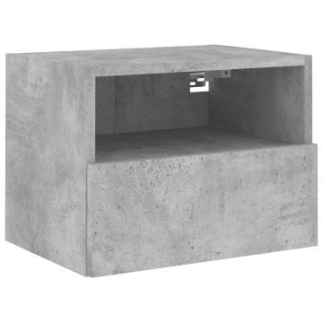 TV Wall Cabinet Concrete Grey - Stylish & Space-Saving Design