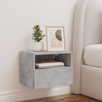 TV Wall Cabinet Concrete Grey - Stylish & Space-Saving Design