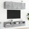 TV Wall Cabinet Concrete Grey - Stylish & Space-Saving Design