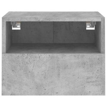 TV Wall Cabinet Concrete Grey - Stylish & Space-Saving Design