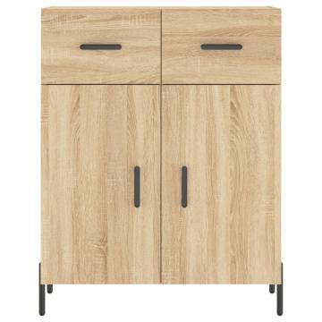 Sonoma Oak Sideboard - Modern Engineered Wood Furniture