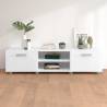 TV Cabinet White 140x40x35 cm Engineered Wood Colour white Size 140 x 40 x 35 cm Quantity in Package 1 