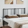 Stylish Black Metal Headboard 160 cm - Hipomarket