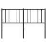 Stylish Black Metal Headboard 160 cm - Hipomarket