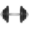 18 Piece Dumbbell Set - 40 kg Cast Iron Weight Set