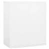 Filing Cabinet White 90x46x103 cm - Durable Steel Design