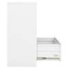 Filing Cabinet White 90x46x103 cm - Durable Steel Design