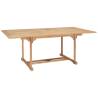 Extending Garden Table 150-200 cm | Solid Teak Wood