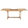 Extending Garden Table 150-200 cm | Solid Teak Wood