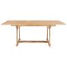 Extending Garden Table 150-200 cm | Solid Teak Wood