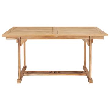 Extending Garden Table 150-200 cm | Solid Teak Wood