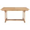 Extending Garden Table 150-200 cm | Solid Teak Wood