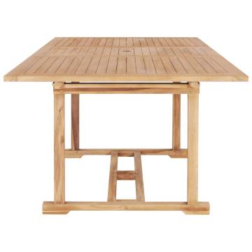 Extending Garden Table 150-200 cm | Solid Teak Wood