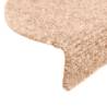 Self-Adhesive Stair Mats - 10 Pcs Brown, 65x21x4 cm