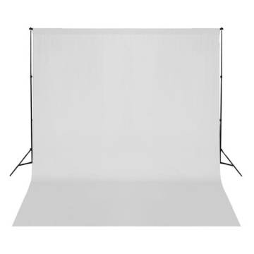 Backdrop Cotton White 300x300 cm - Ideal for Portrait Photography