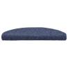 Self-Adhesive Stair Mats 5 pcs Blue - Non-Slip & Washable