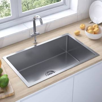 Handmade Kitchen Sink Stainless Steel - Elegant & Functional