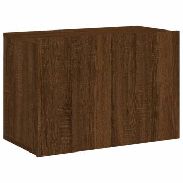 5 Piece Brown Oak TV Wall Units | Maximize Your Living Space