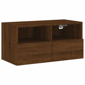 5 Piece Brown Oak TV Wall Units | Maximize Your Living Space