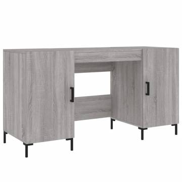 Desk Grey Sonoma 140x50 cm - Stylish & Practical Workstation