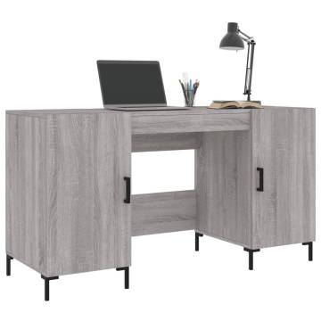 Desk Grey Sonoma 140x50 cm - Stylish & Practical Workstation