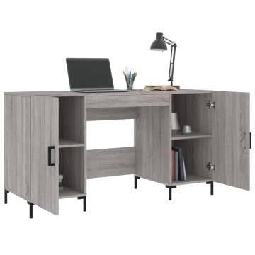 Desk Grey Sonoma 140x50 cm - Stylish & Practical Workstation