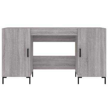 Desk Grey Sonoma 140x50 cm - Stylish & Practical Workstation