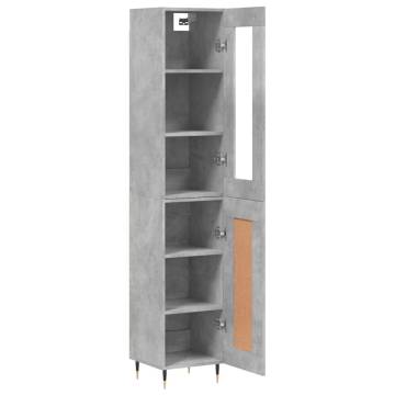 Highboard Concrete Grey - Stylish Storage Solution | Hipo Market