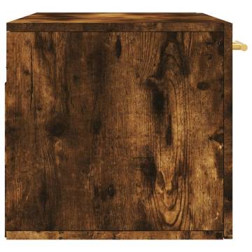 Wall Cabinet Smoked Oak - Stylish & Practical Storage Solution