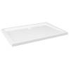 Rectangular ABS Shower Base Tray White 80x110 cm