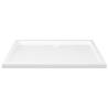 Rectangular ABS Shower Base Tray White 80x110 cm