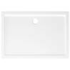 Rectangular ABS Shower Base Tray White 80x110 cm