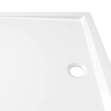 Rectangular ABS Shower Base Tray White 80x110 cm